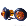 Sealed, ZENPON Mini LED Side Marker and Clearance Light with Grommet, 1 Diode - Amber